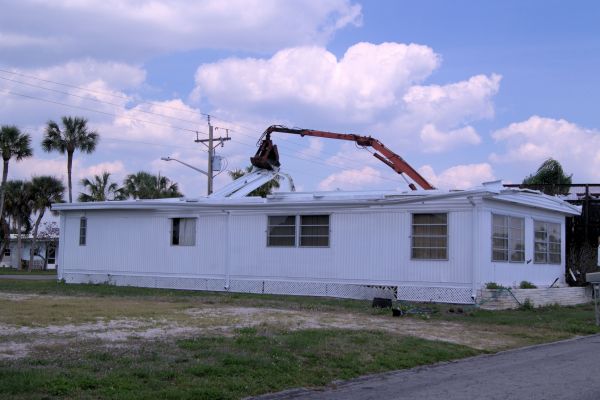 Mobile Home Demolition in Panama City