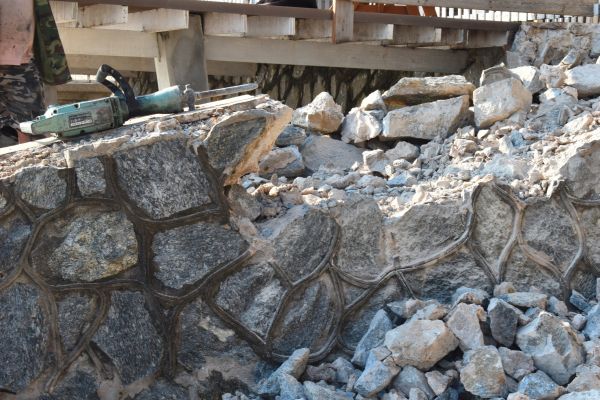 Retaining Wall Demolition in Panama City