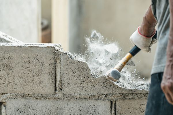 Block Wall Demolition in Panama City
